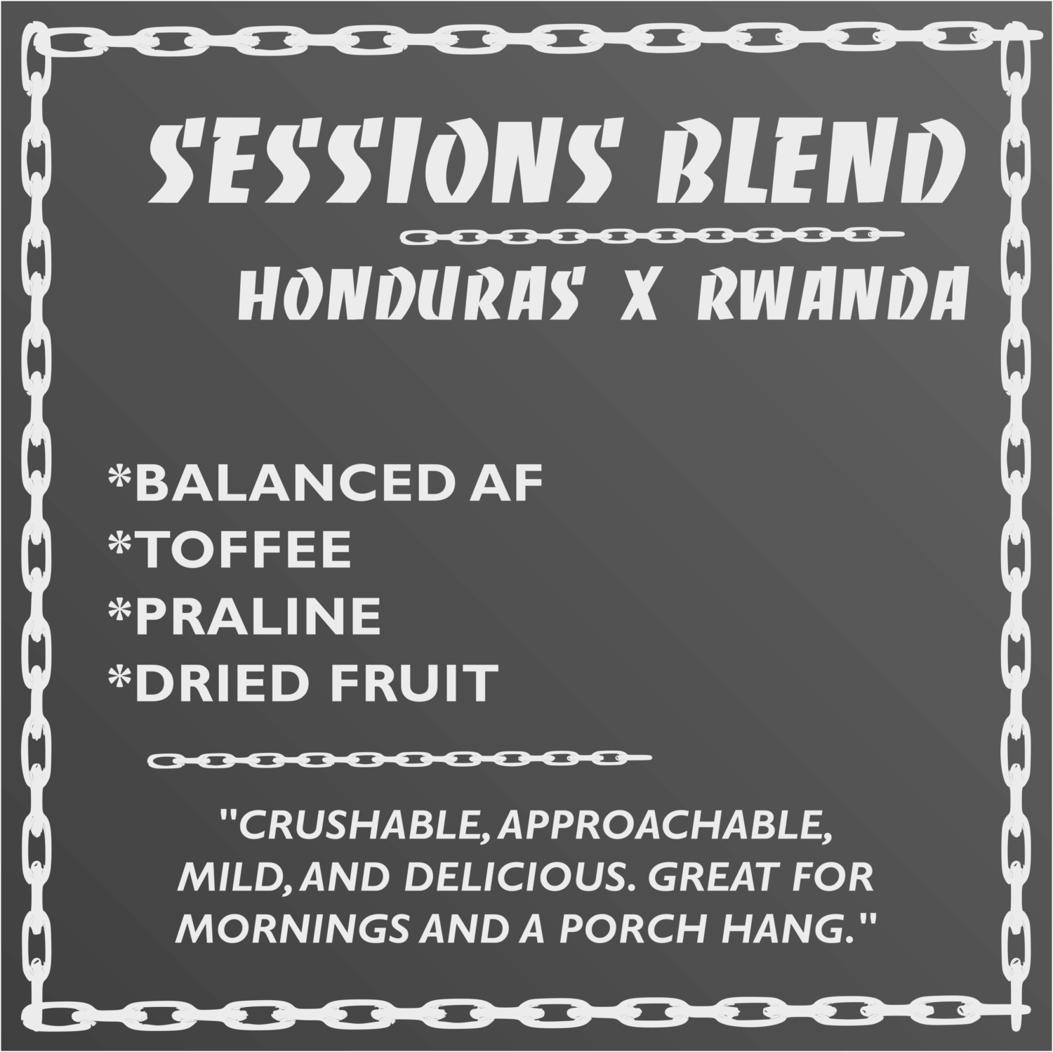 Sessions blend shuv coffee